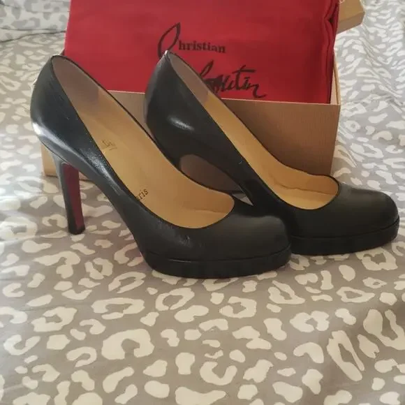 Christian Louboutin Black Heels - Picture 5 of 7